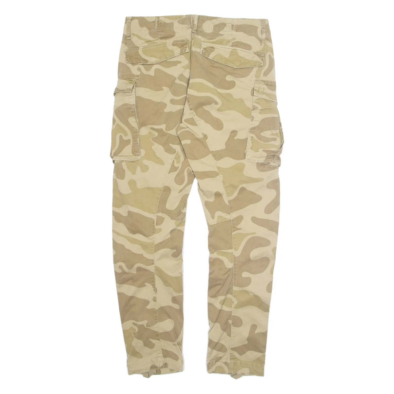 G-STAR RAW Camo Mens Trousers Green Regular Straight W31 L30