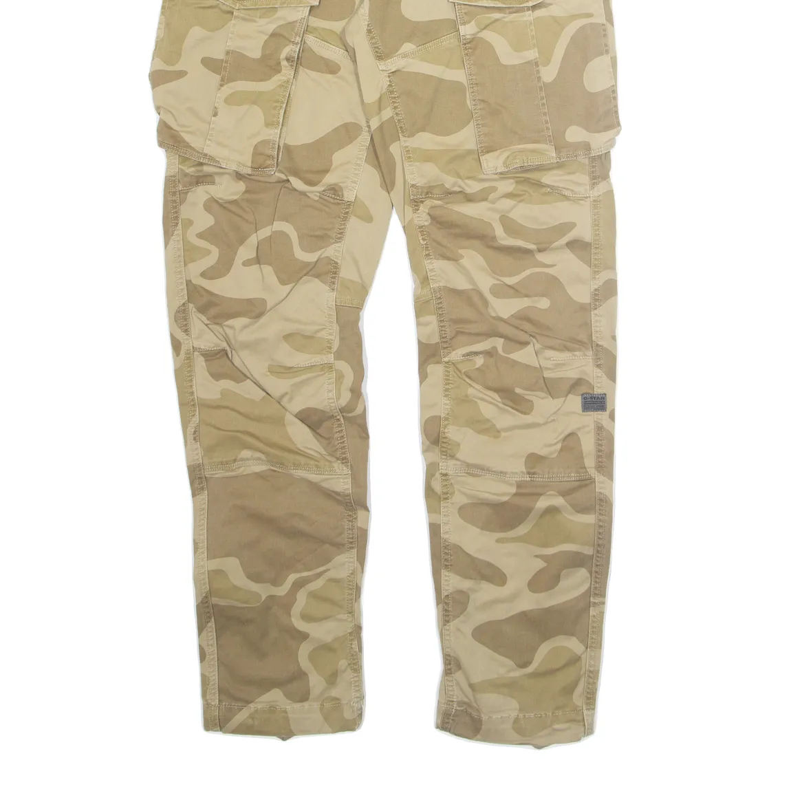 G-STAR RAW Camo Mens Trousers Green Regular Straight W31 L30