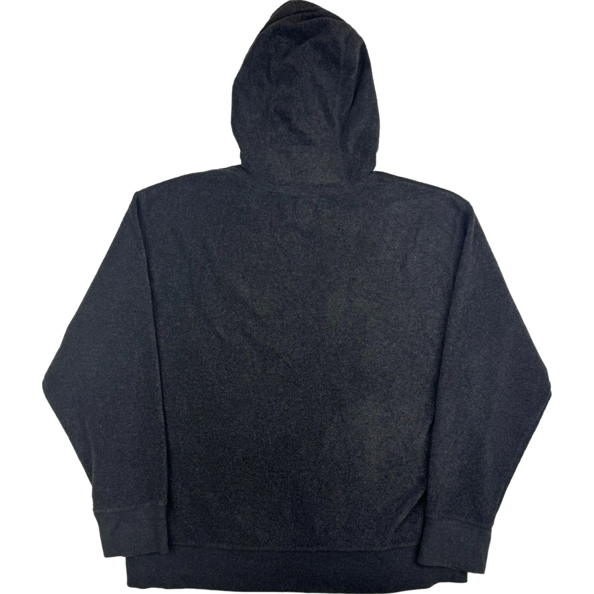 GAP Fleece Hooded Spell Out Sweatshirt Black