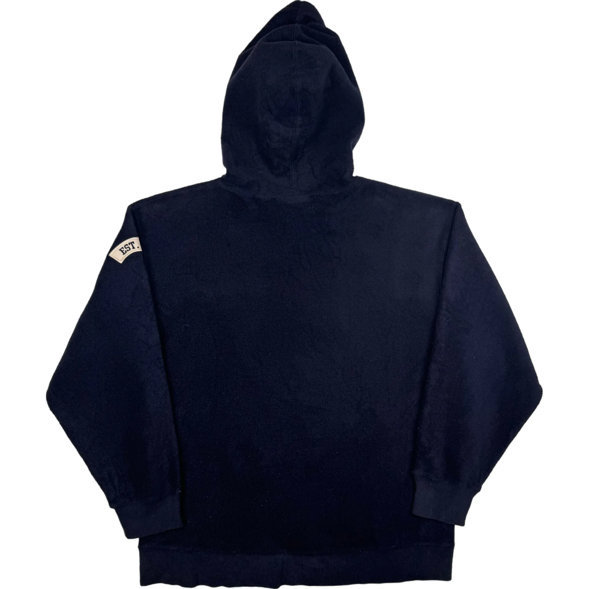 Gap Hooded Fleece Spell Out Sweatshirt Navy