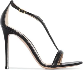 Gianvito Rossi Eiko 105mm T-bar sandals Black