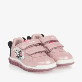 Girls Pink Disney Light-Up Trainers