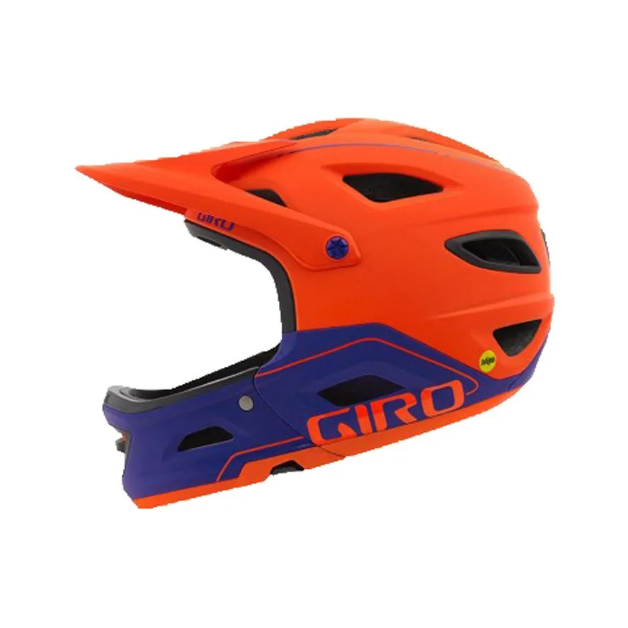 Giro Switchblade MIPS Full Face Helmet - Matt Vermillion-Purple