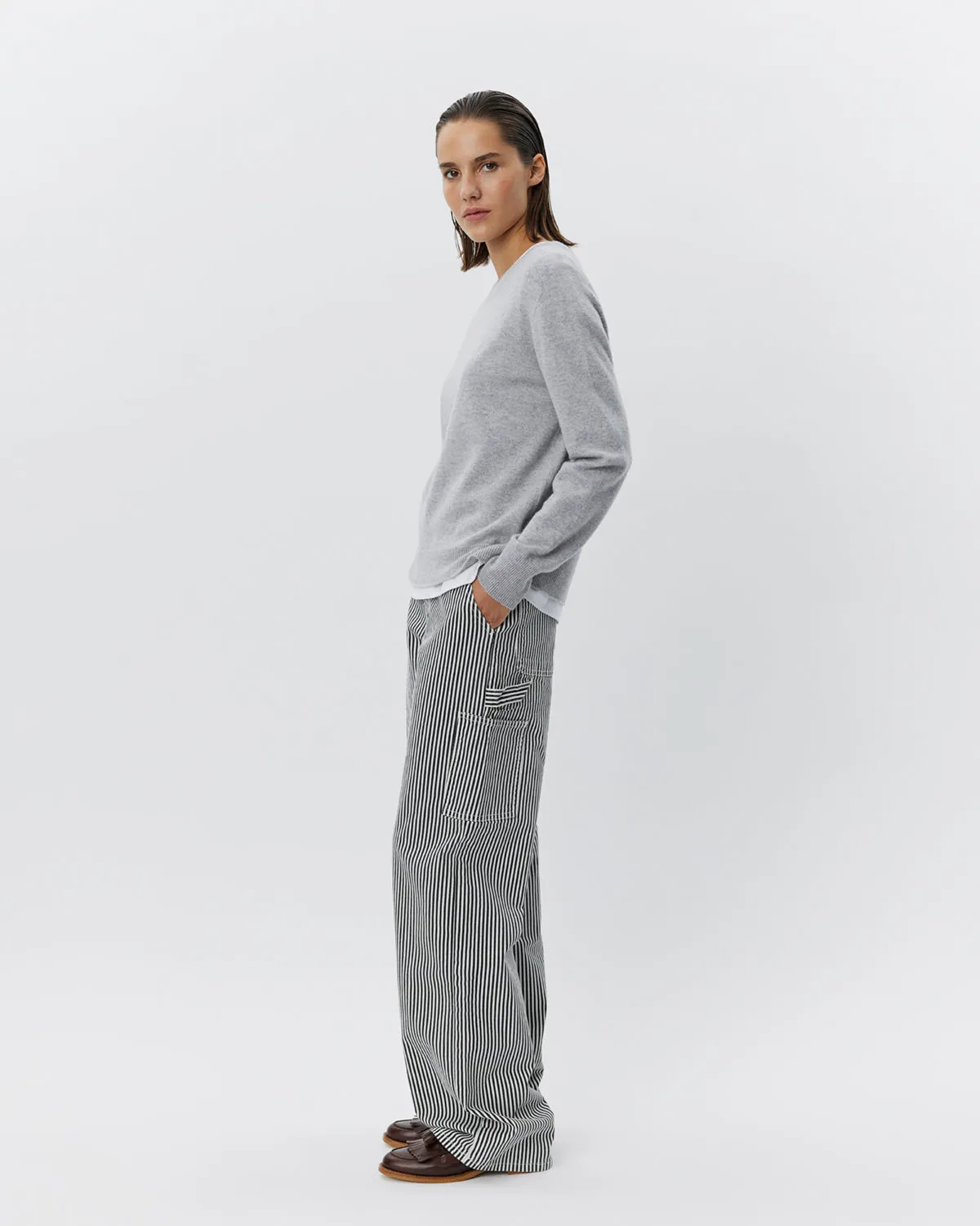 GITTESW TROUSERS - Black