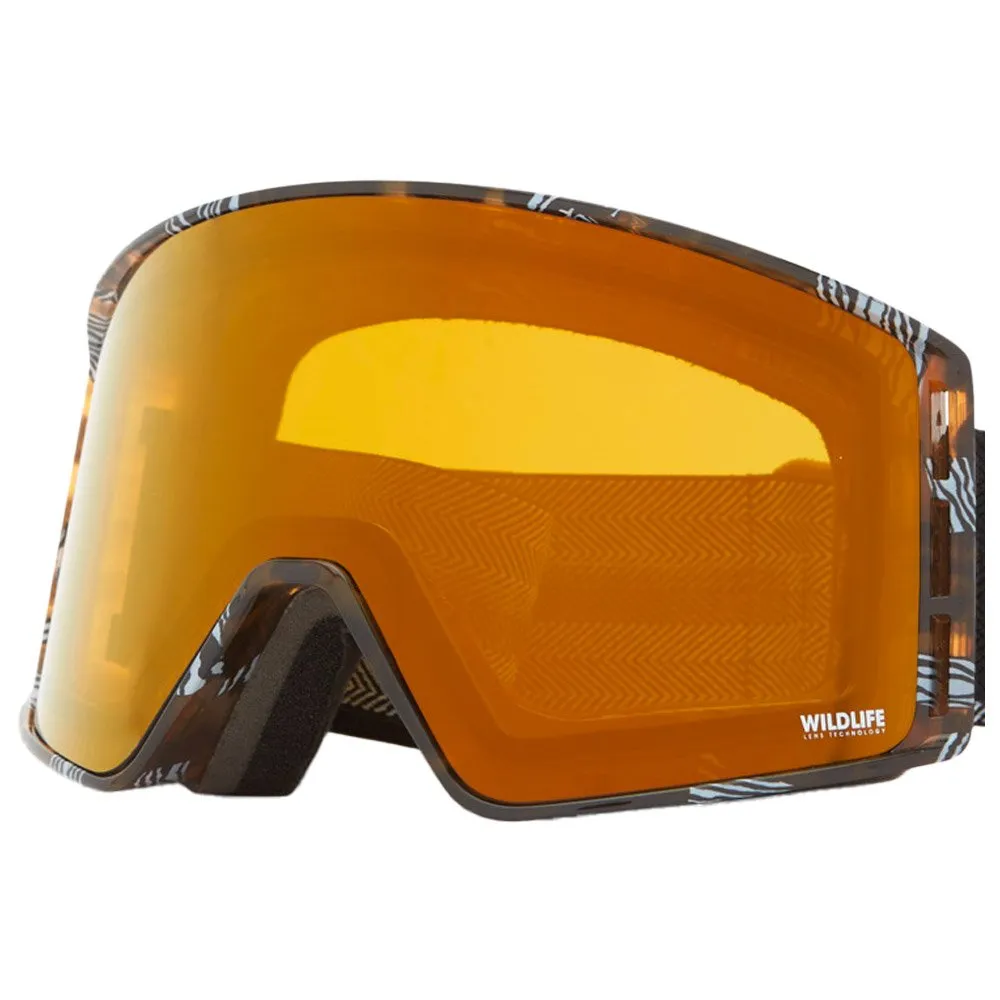 Goggles Von Zipper ---Velo V.F.S Hana Beaman Sig Vz Tort Wildlife Bronze Chrome + Clear Fire Chrome