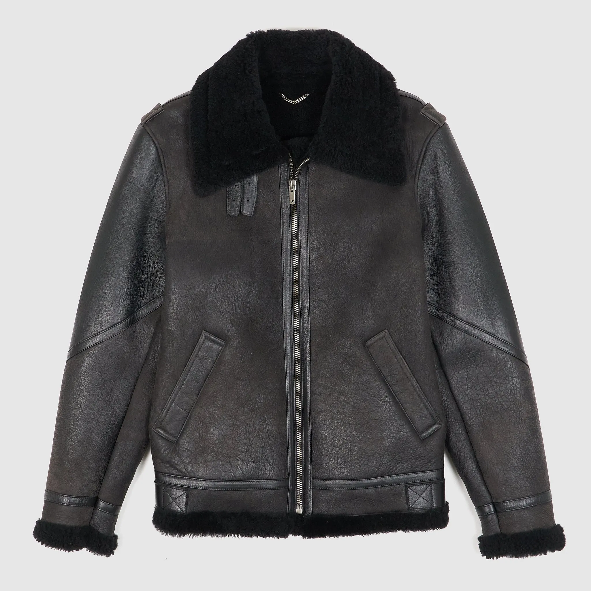 Golden Goose Journey Shearling Leather Jacket