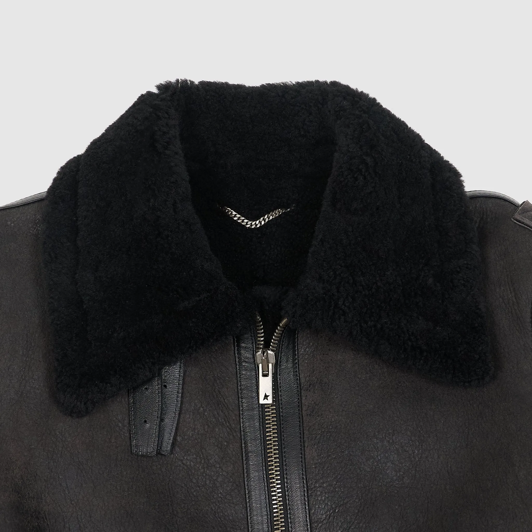 Golden Goose Journey Shearling Leather Jacket