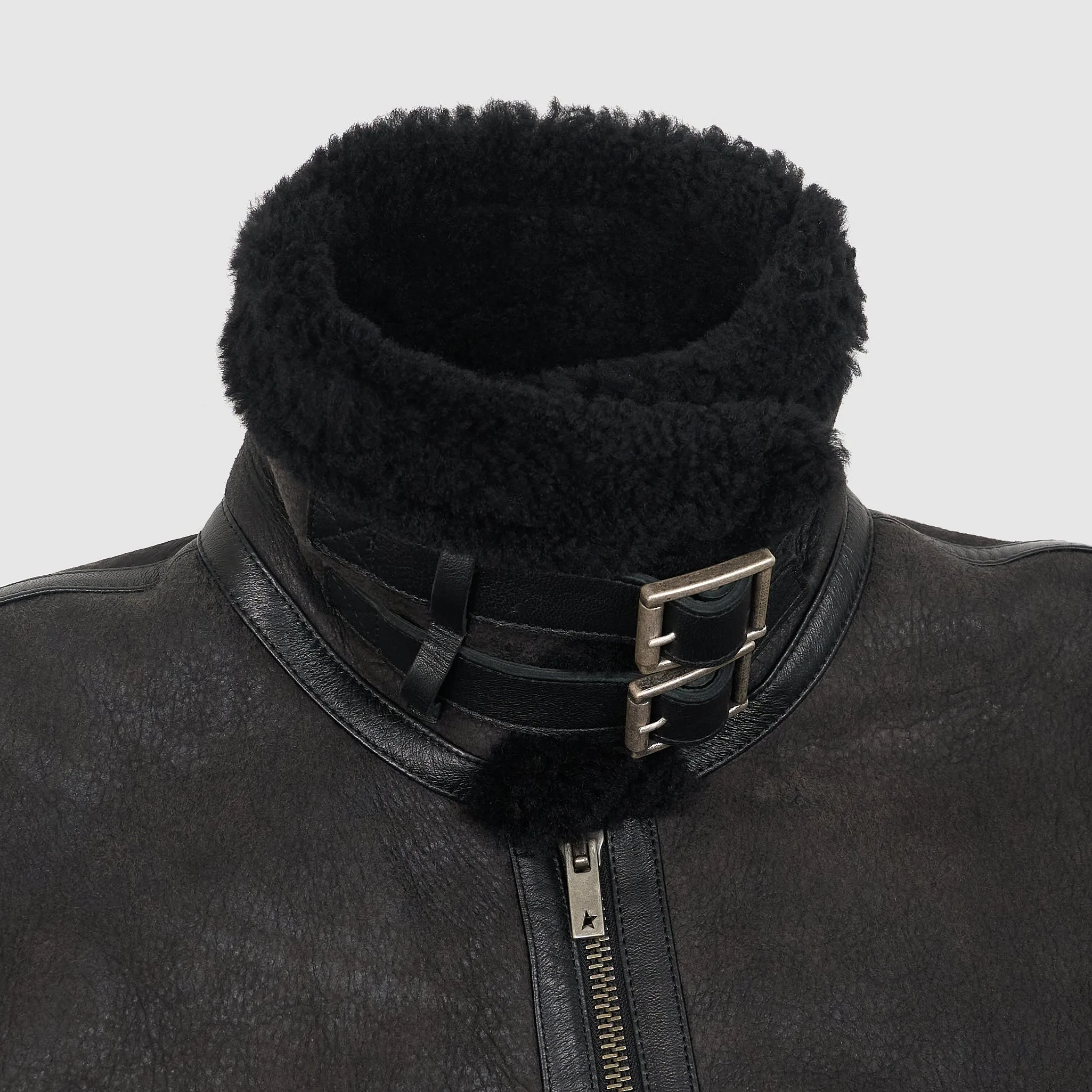 Golden Goose Journey Shearling Leather Jacket