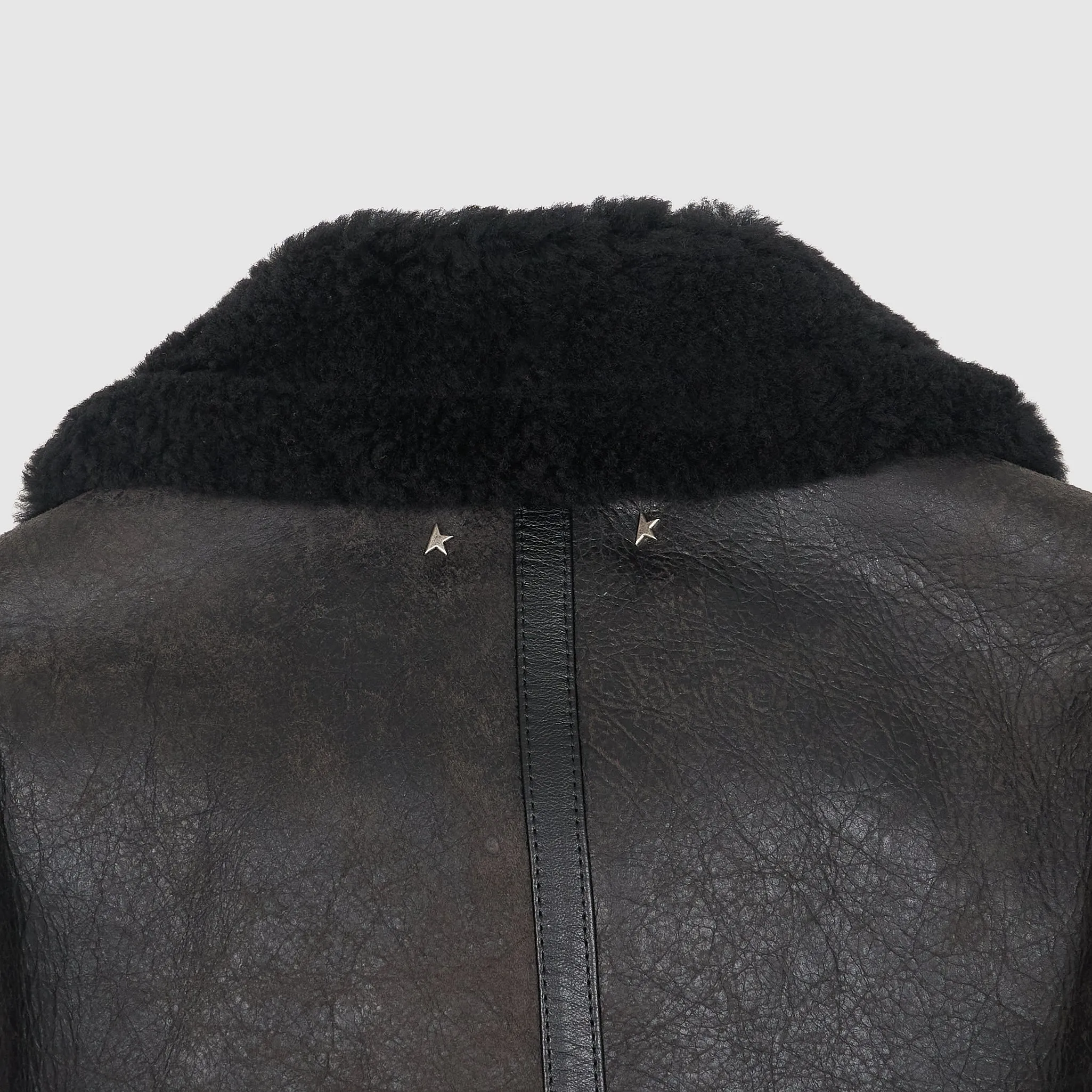 Golden Goose Journey Shearling Leather Jacket