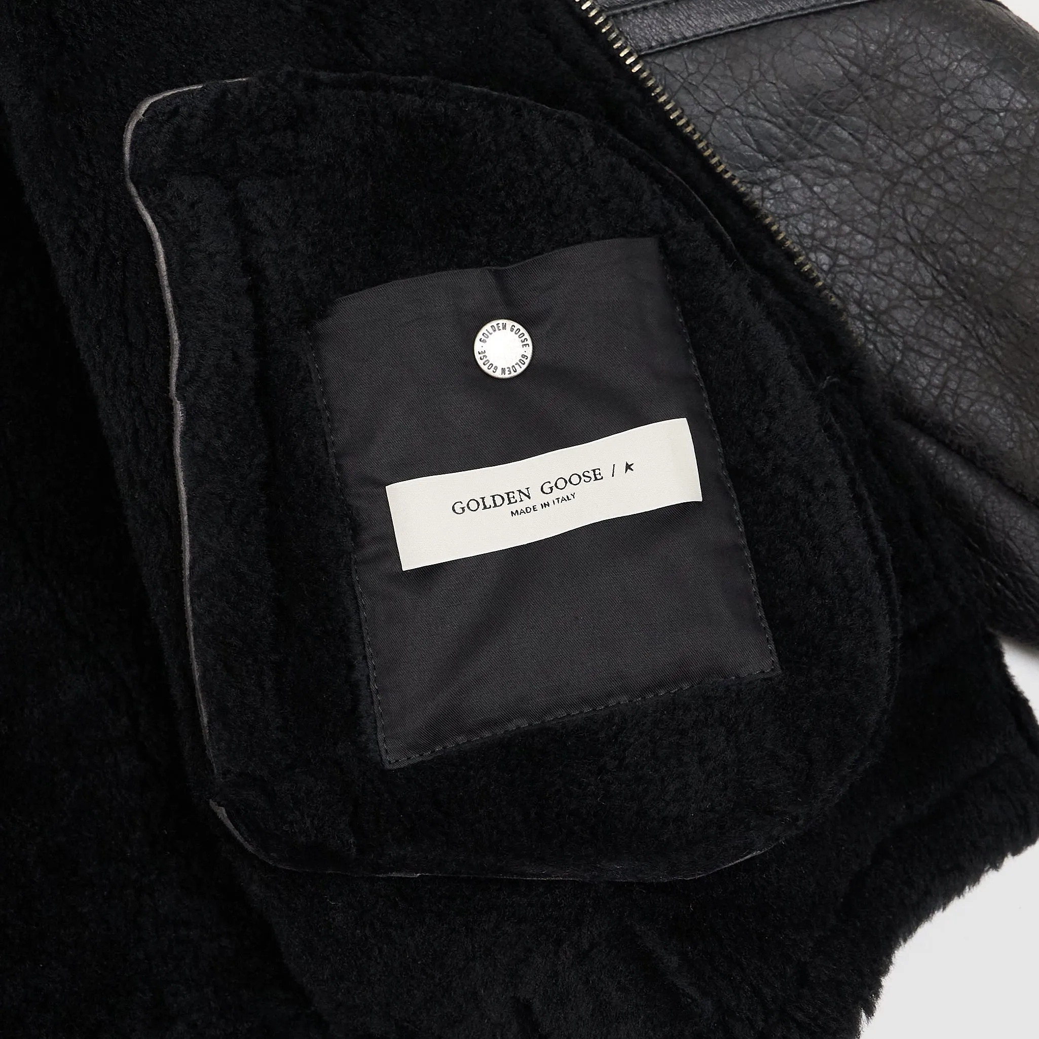 Golden Goose Journey Shearling Leather Jacket