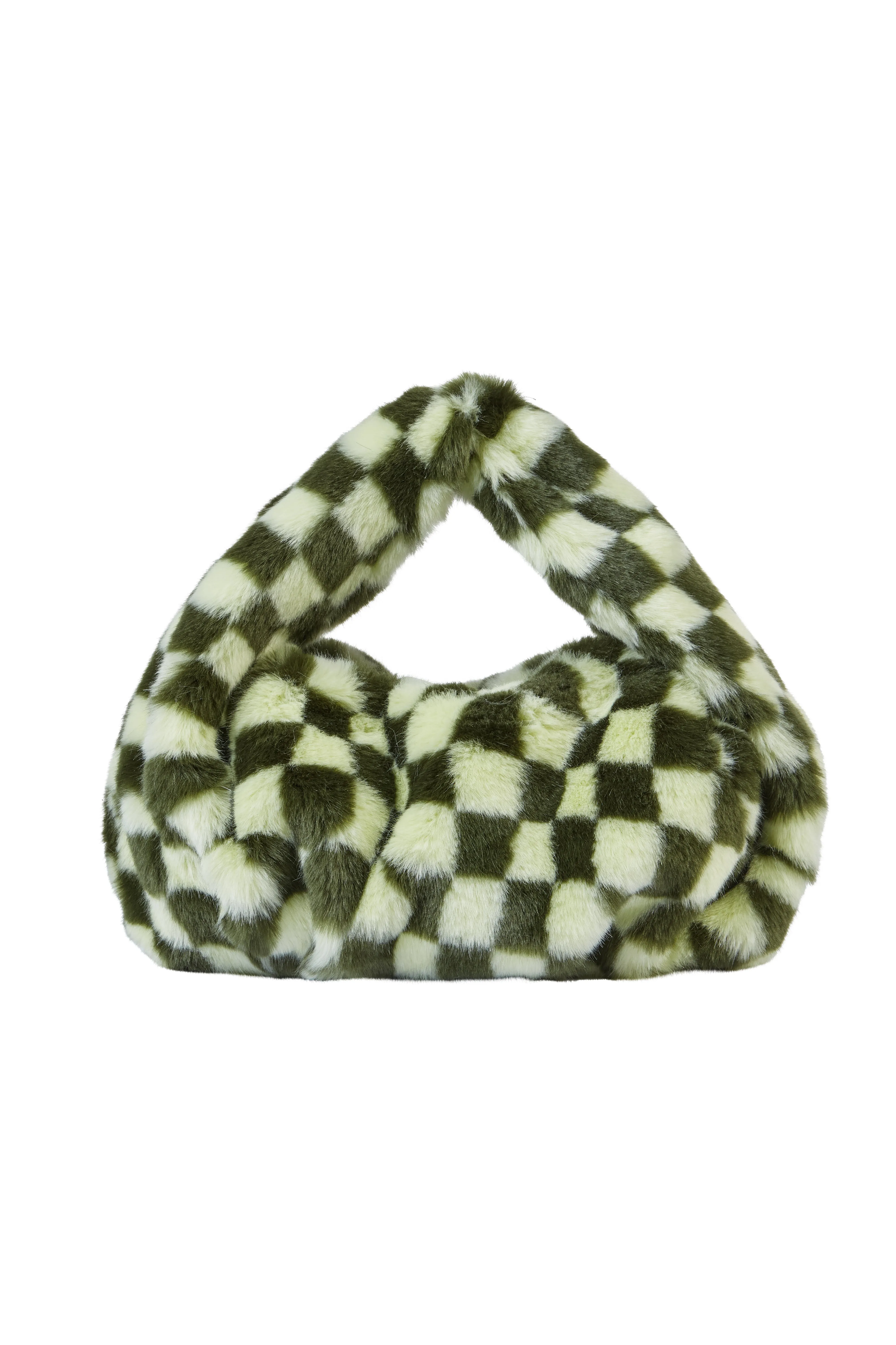 GRETA BAG GREEN CHECKERBOARD