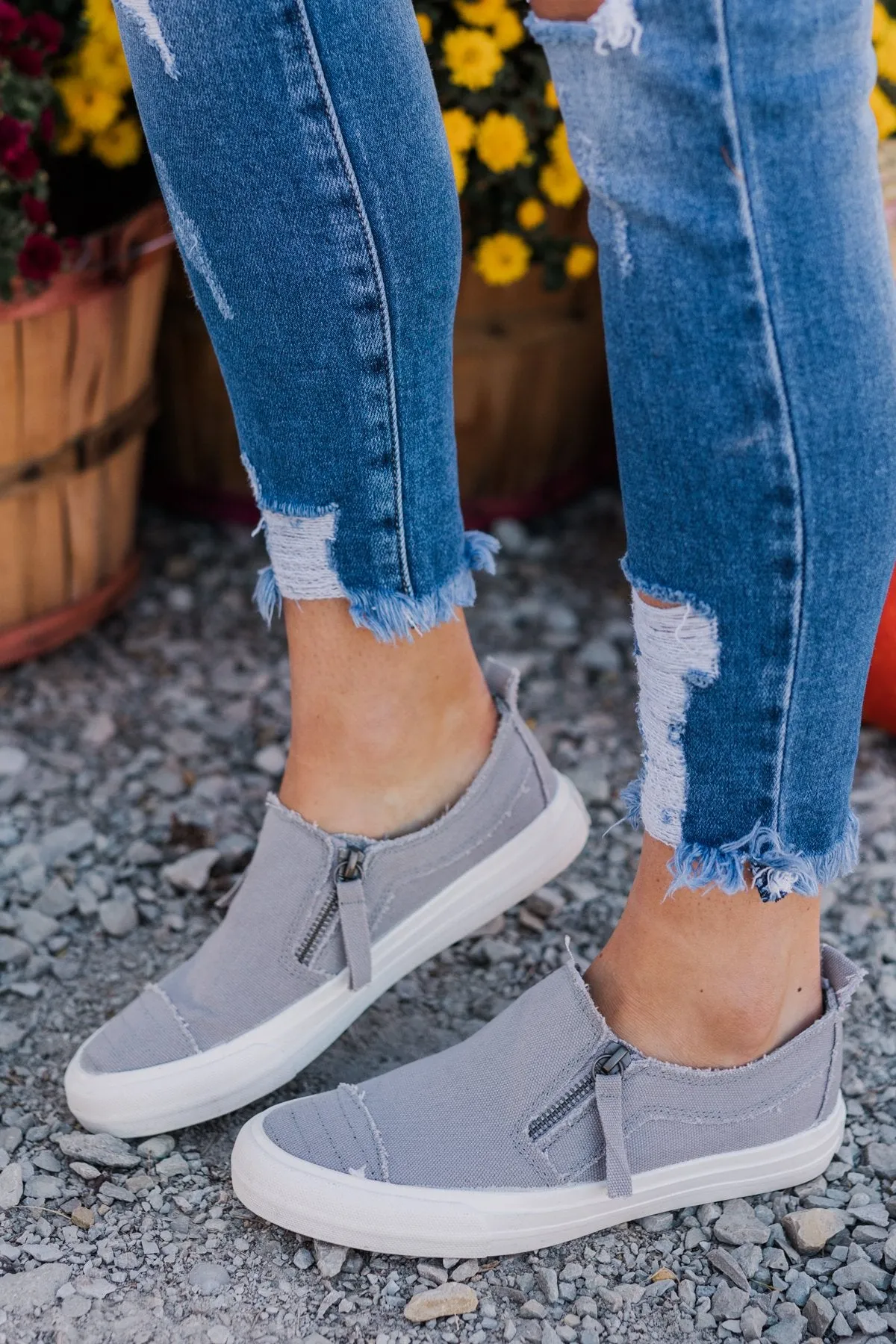 Gypsy Jazz Zippy Sneakers- Grey