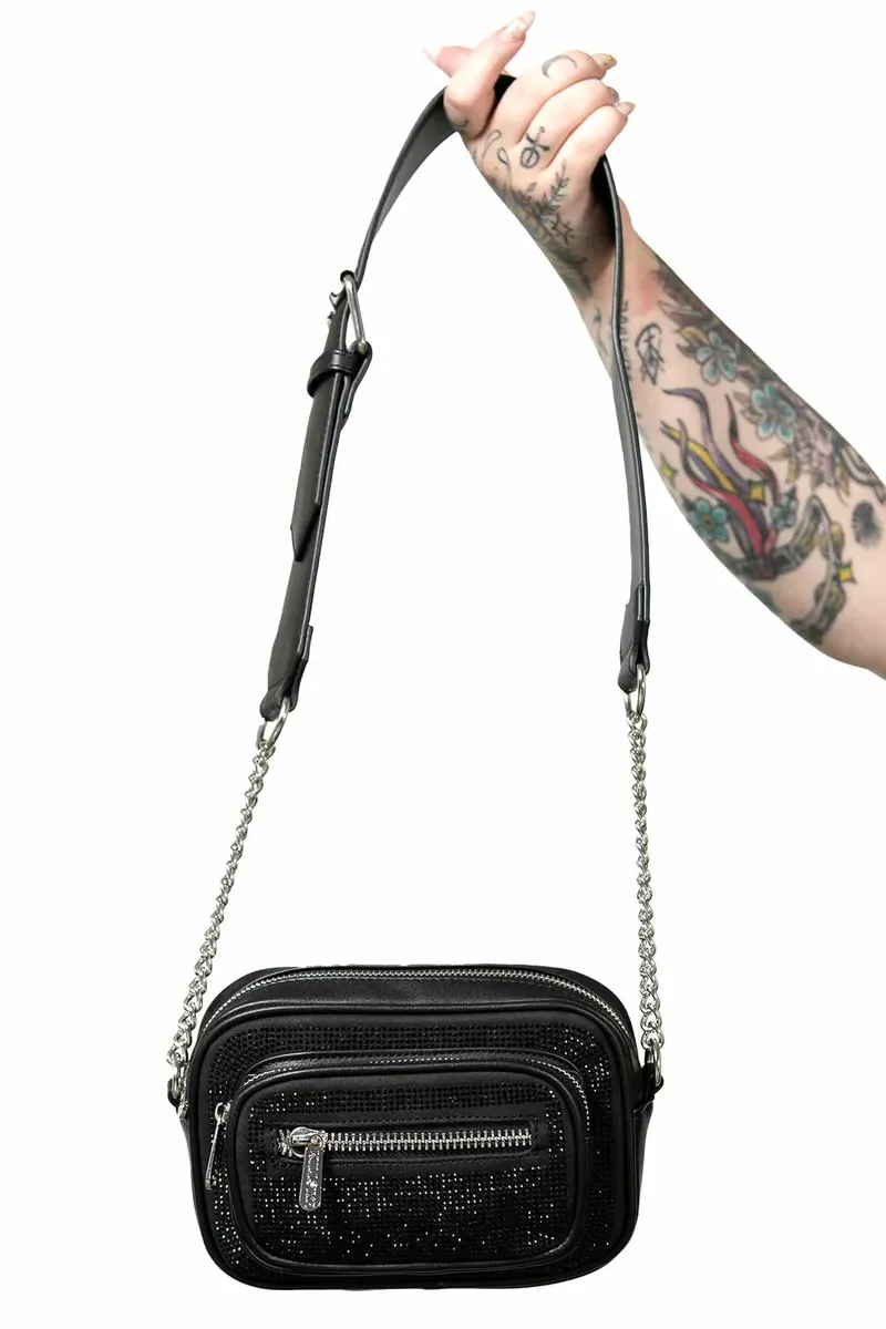 handbag (bag) KILLSTAR - Scenes Queen - Black - KSRA008158  -  Metal-shop