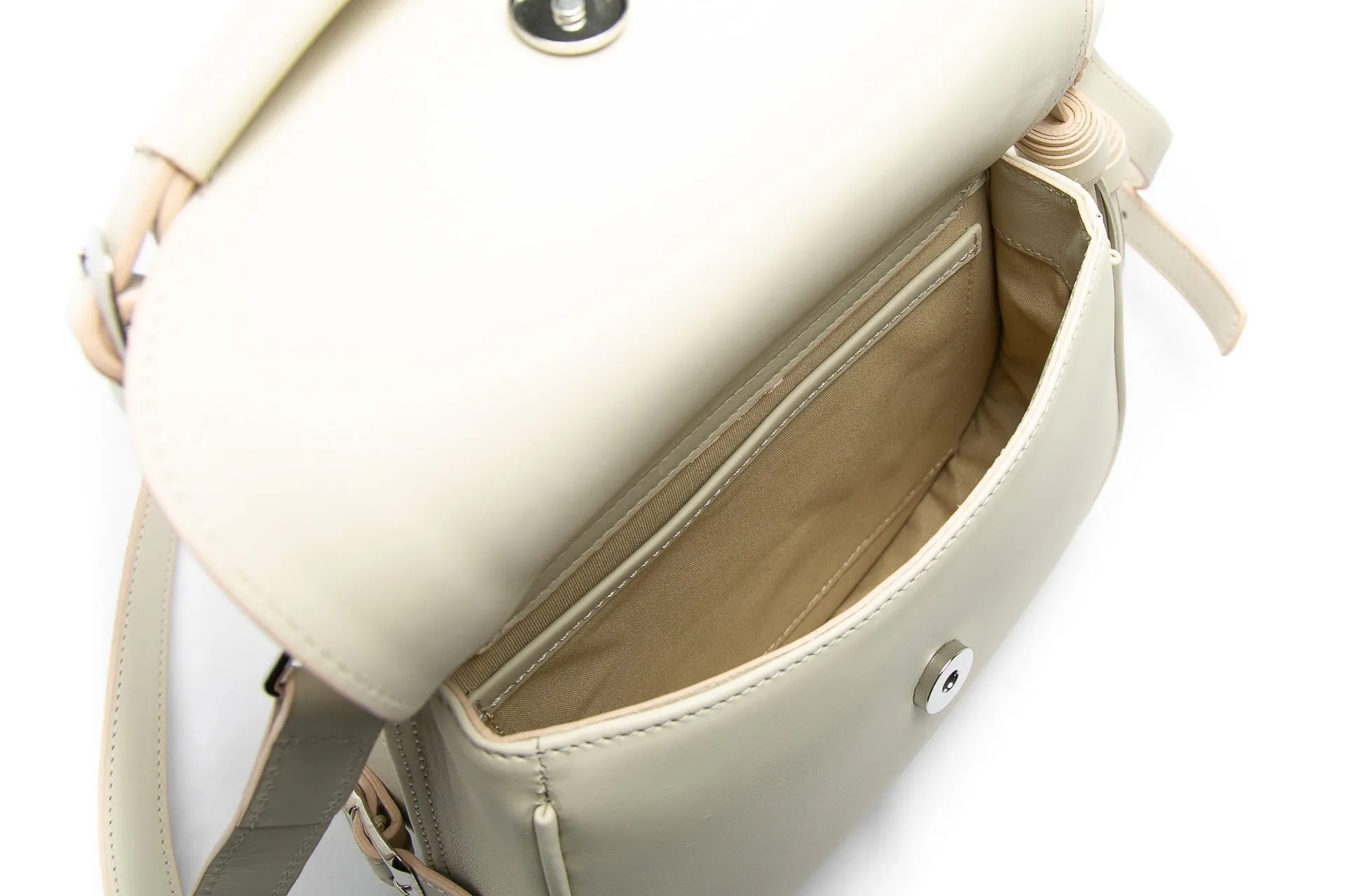 Handbag Doppia Ivory