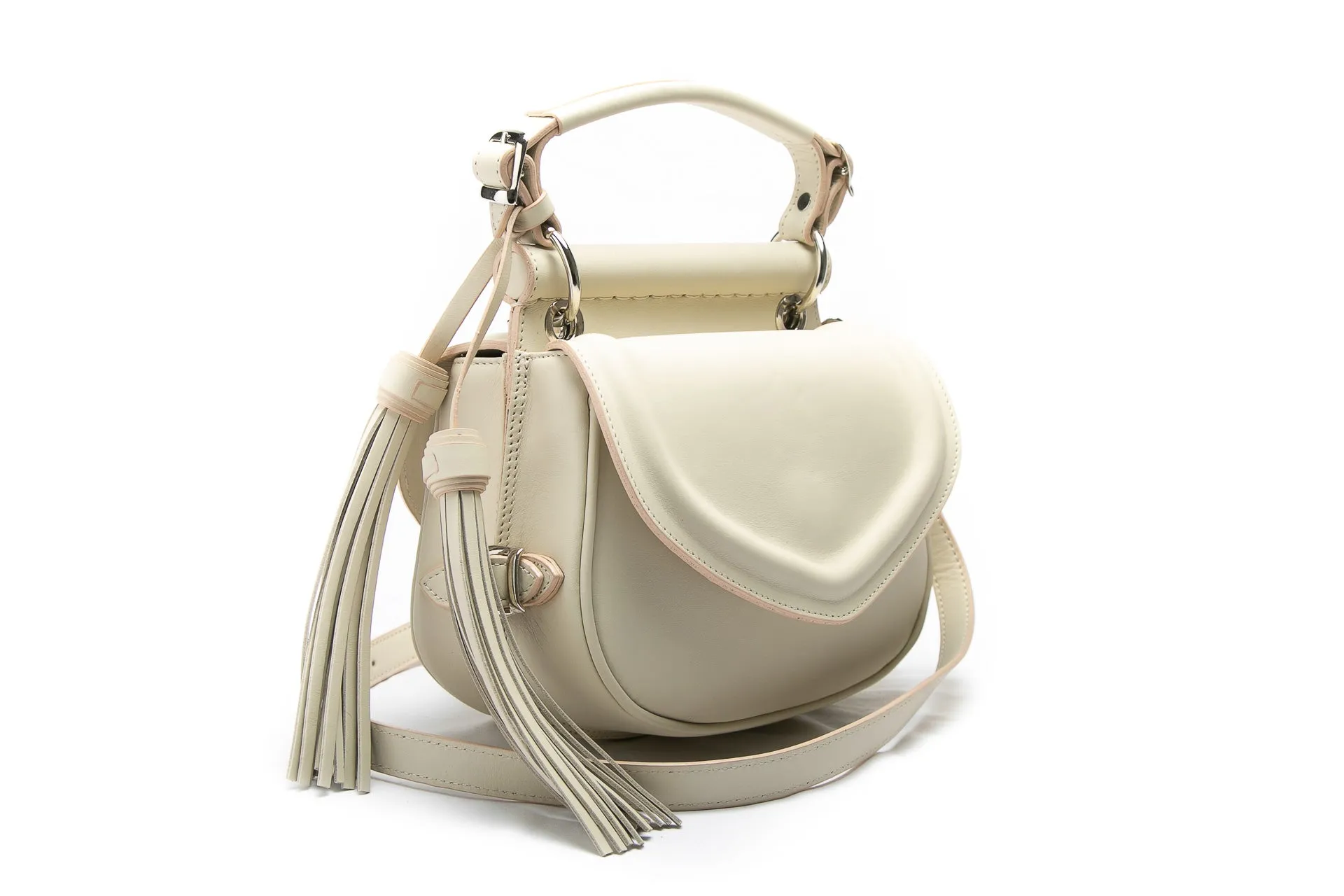 Handbag Doppia Ivory