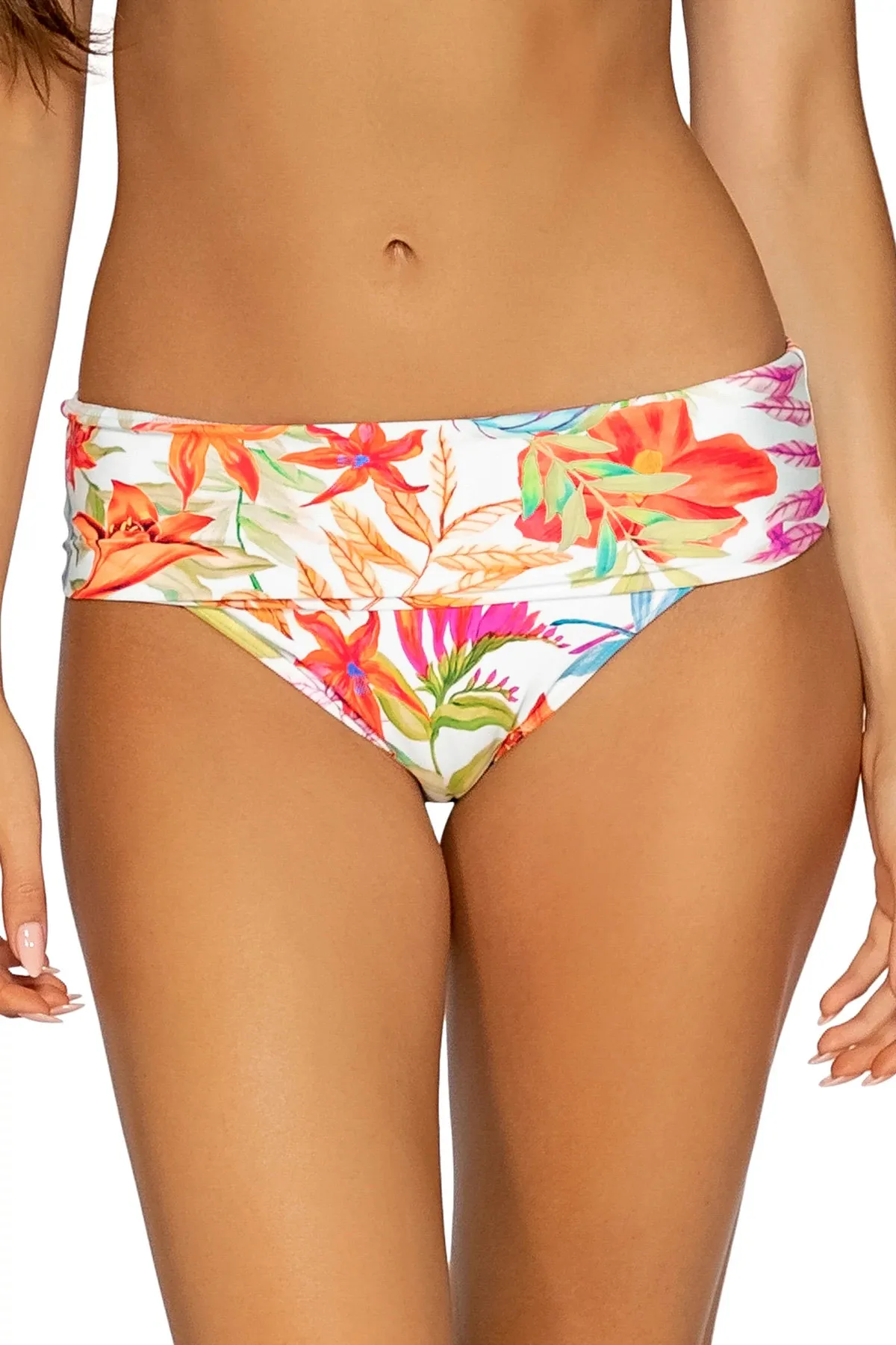 Hannah Banded High Waist Bikini Bottom