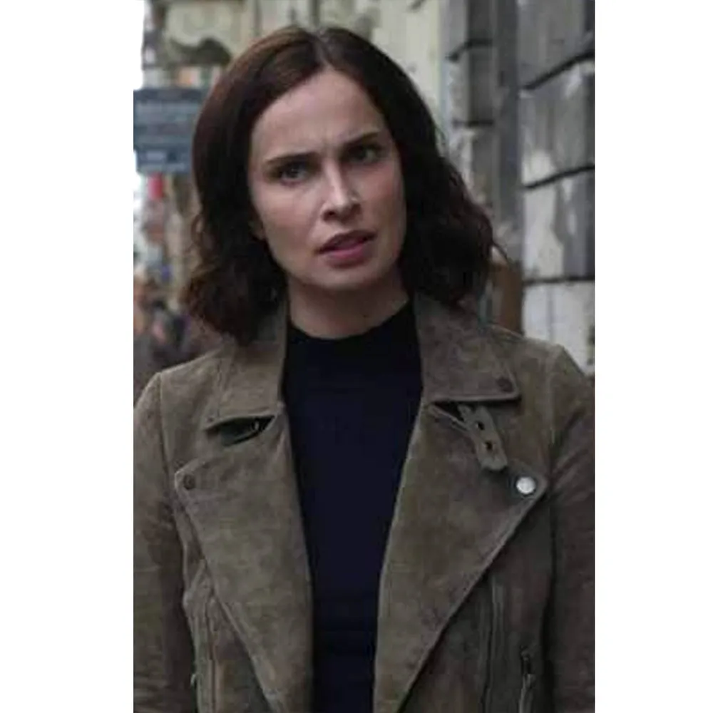 Heida Reed FBI International Season 2 Green Suede Leather Jacket