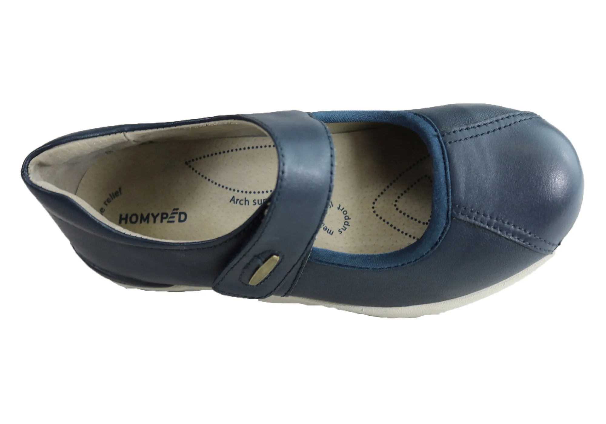 Homyped Mable Womens Comfortable Leather Mary Jane Shoes