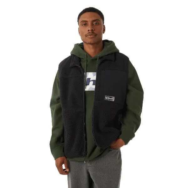 HUF Sonoma High Pile Vest Fleece Men’s – Black (JK00444-BLACK)