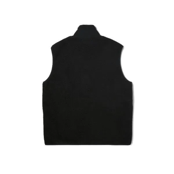 HUF Sonoma High Pile Vest Fleece Men’s – Black (JK00444-BLACK)