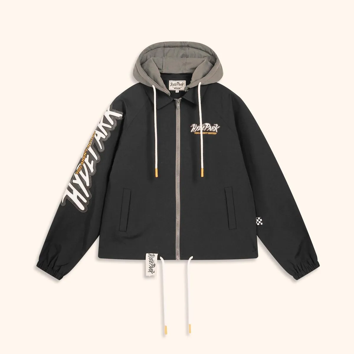 HYDE PARK Find The Zip Coach Jacket (Black)