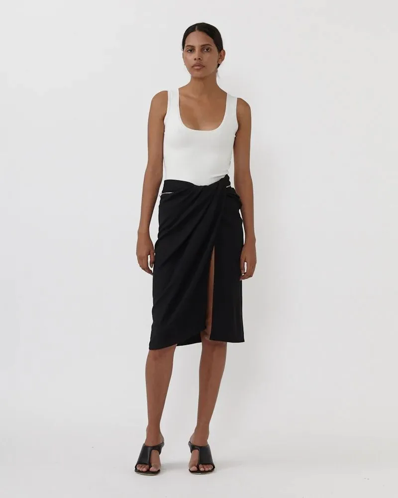 JACQUEMUS Bodri Zipper Skirt