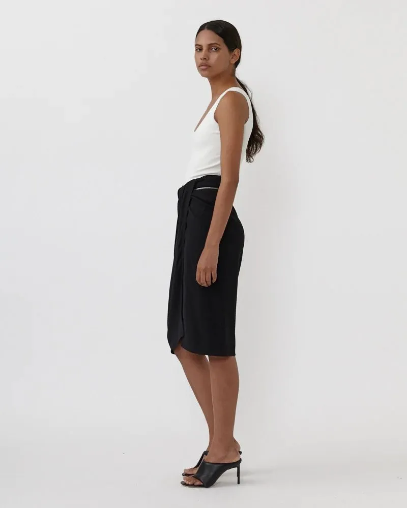 JACQUEMUS Bodri Zipper Skirt