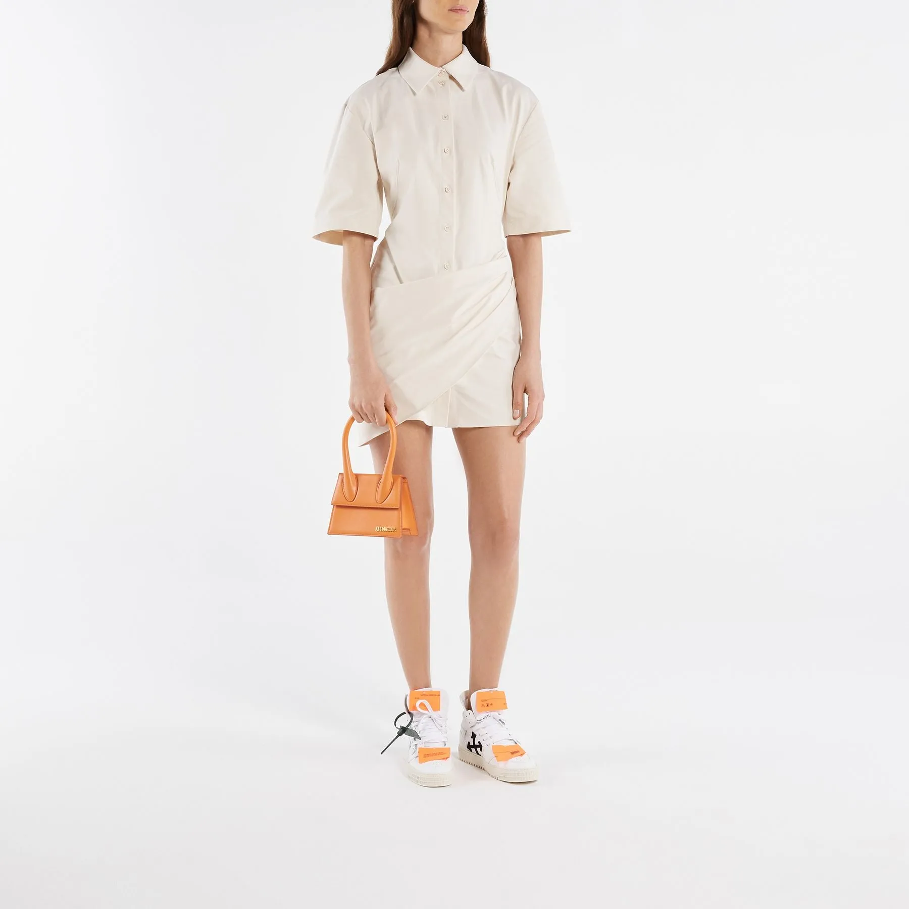 Jacquemus  Le Chiquito Moyen Bag - Jacquemus - Orange - Leather