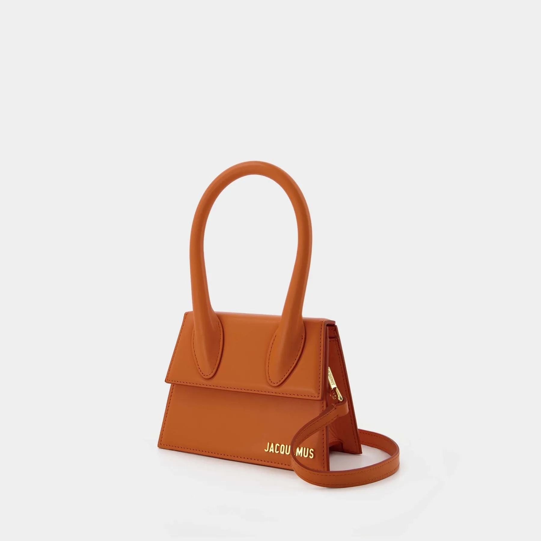 Jacquemus  Le Chiquito Moyen Bag - Jacquemus - Orange - Leather