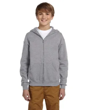 Jerzees 993B Boys 50/50 Nublend Fleece Full-Zip Hoodie