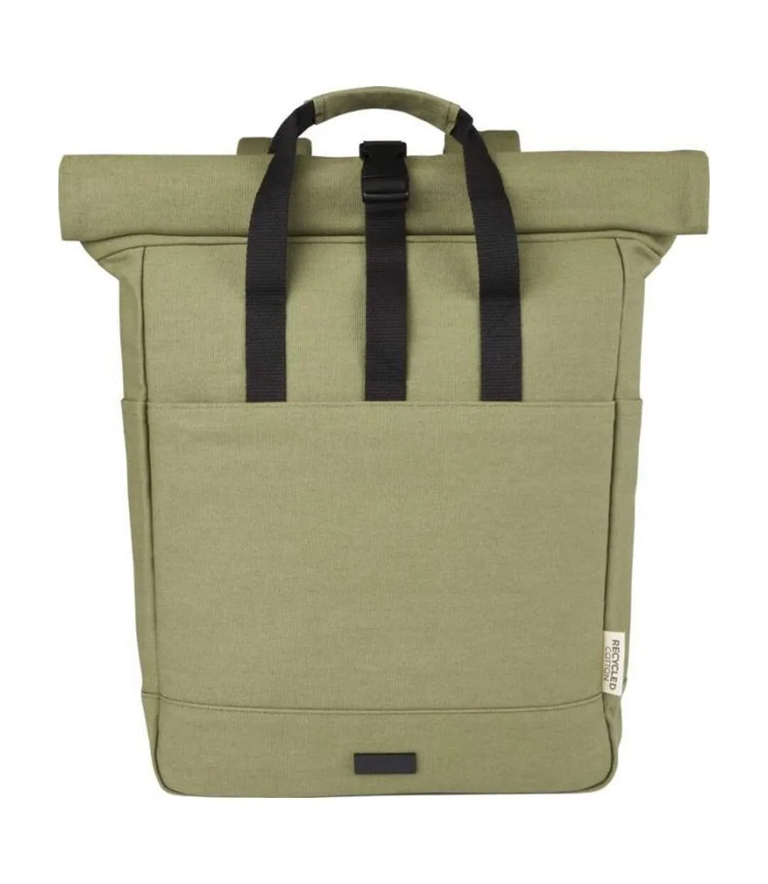 Joey roll top canvas 15l laptop backpack one size olive Generic