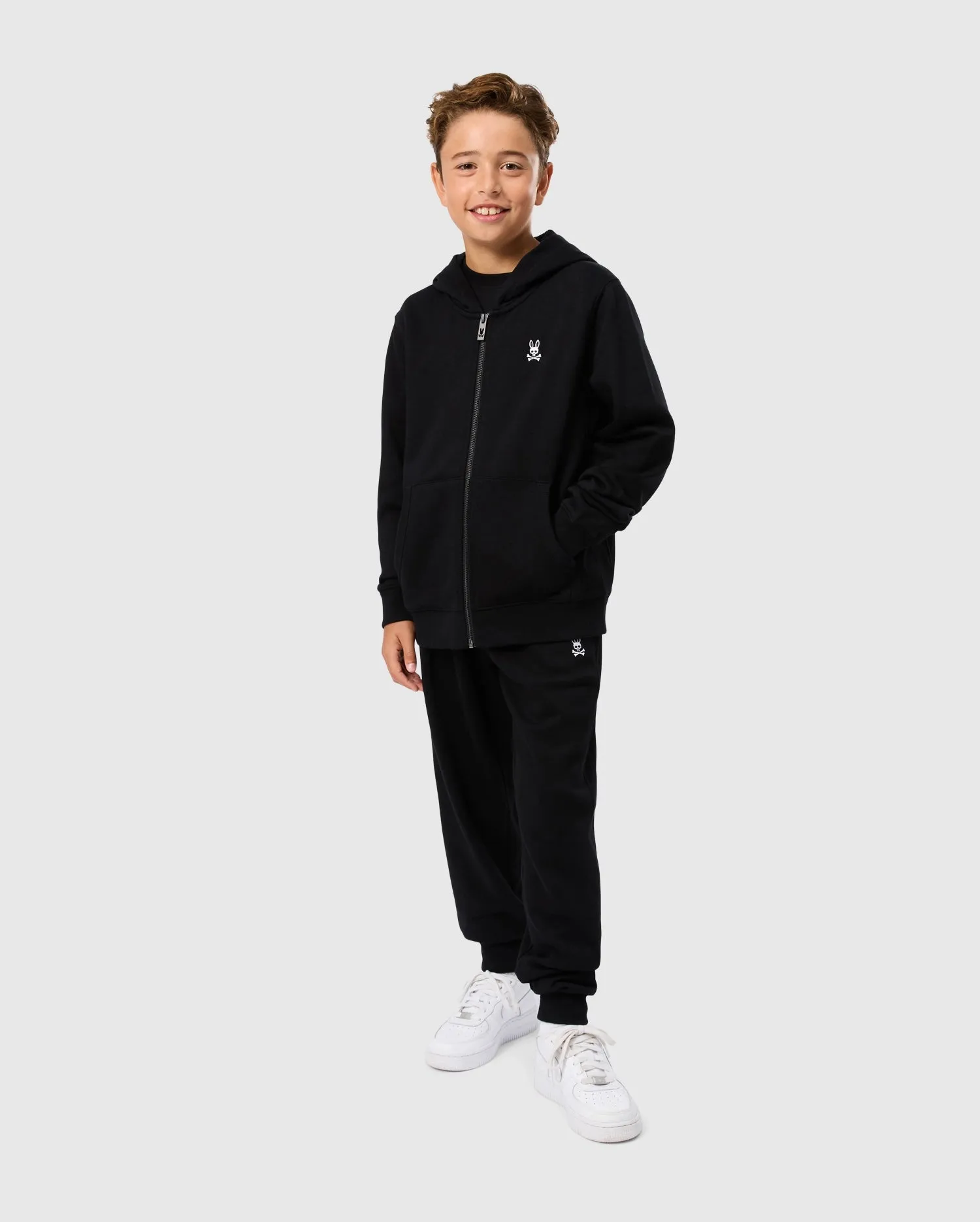 KIDS LEVY ZIP FLEECE HOODIE - B0H720D200