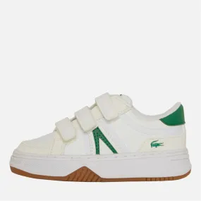 Lacoste Boys L001 V2 Trainers White/Green