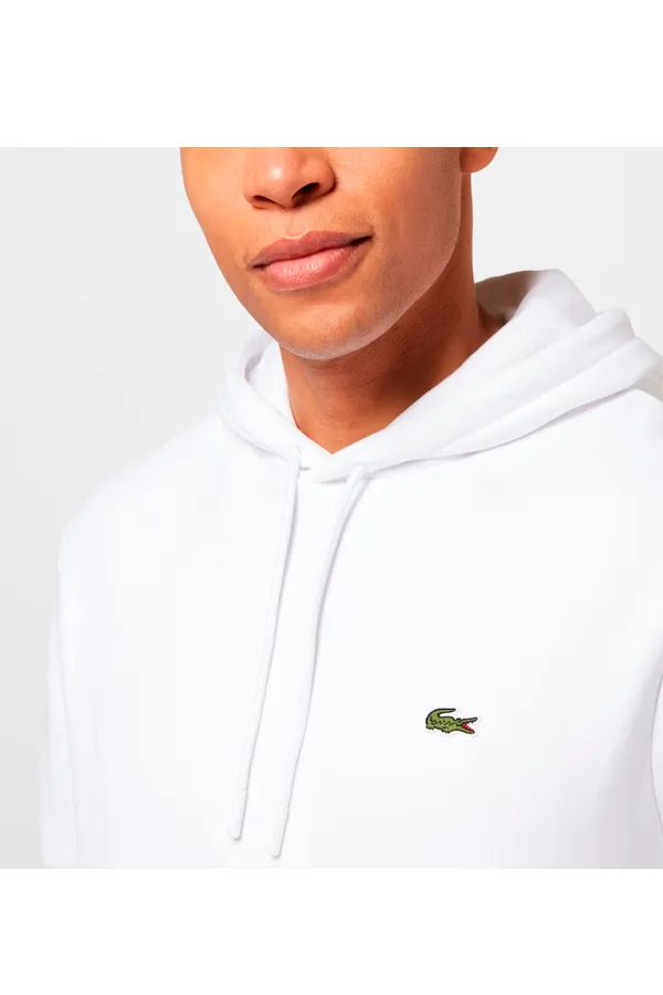 Lacoste Hoodie Organic Cotton White