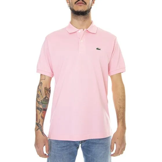 Lacoste Mens 7SY Pink Polo Shirt