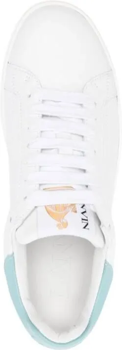 Lanvin DDB0 leather sneakers White