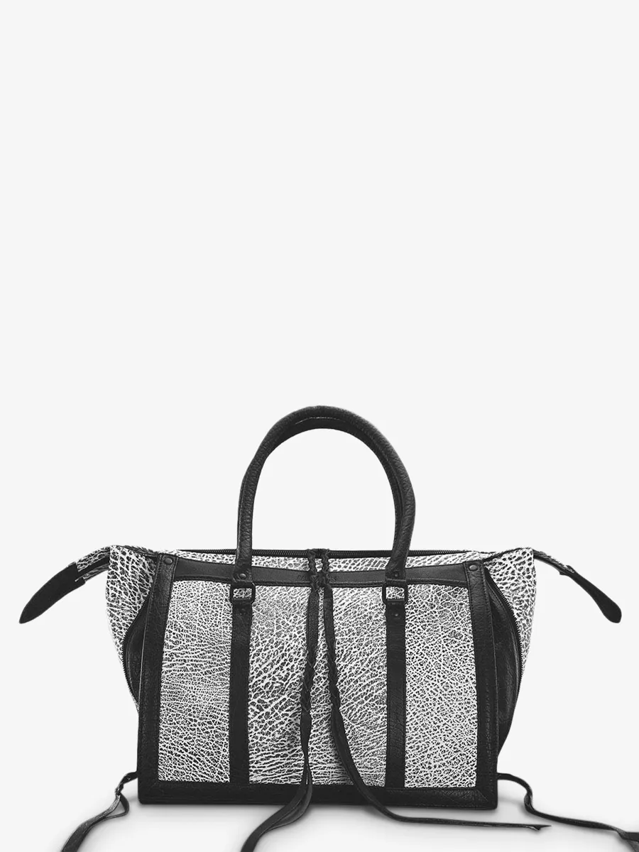 leather handbag for women  - LeRive Droite - M - Empreinte | PAUL MARIUS