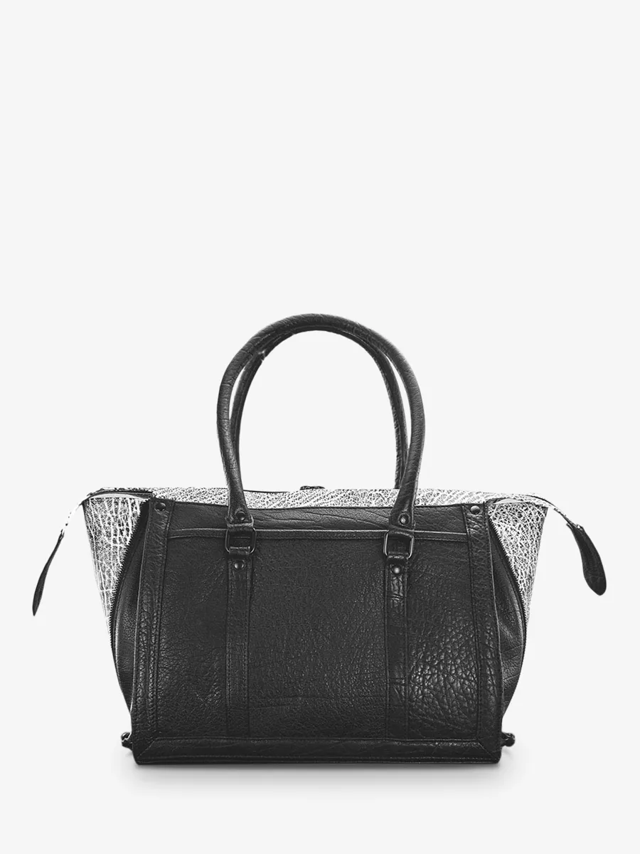 leather handbag for women  - LeRive Droite - M - Empreinte | PAUL MARIUS