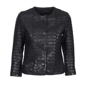 LEATHER JACKET Woman Black