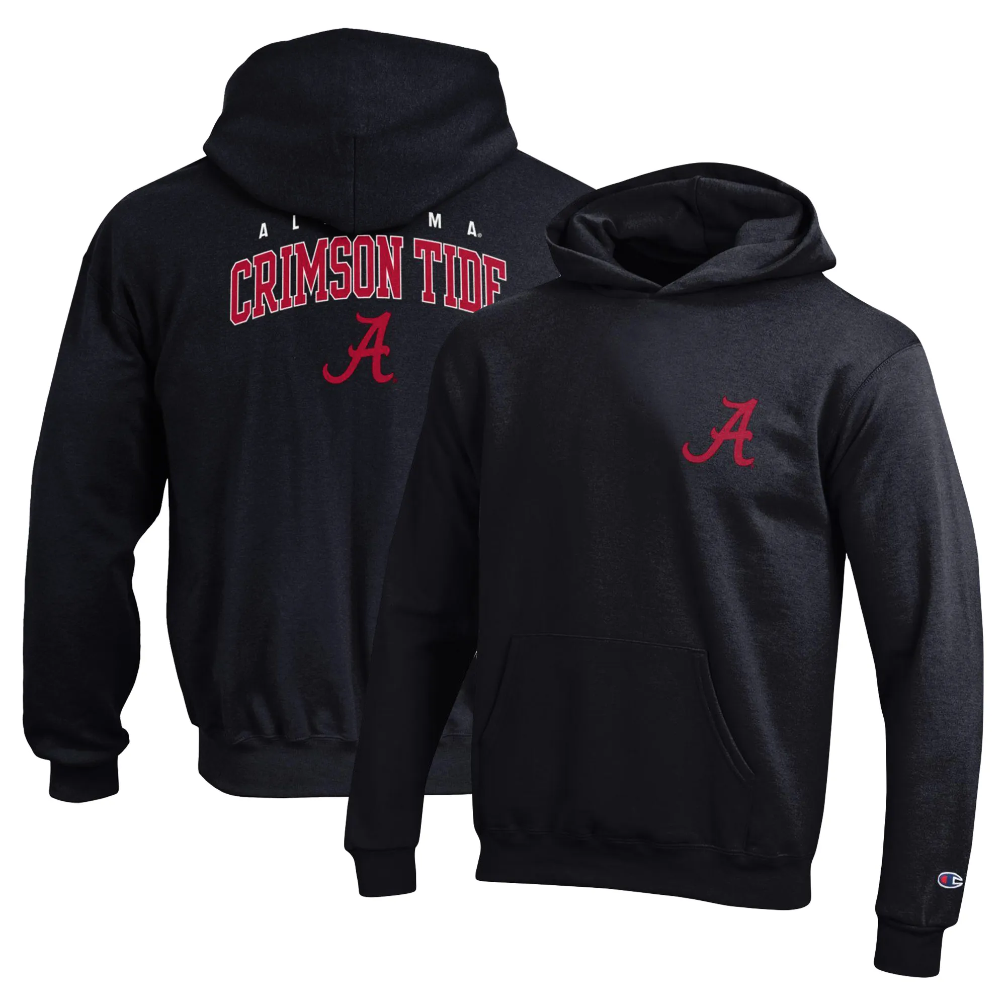 Lids Youth Champion Alabama Crimson Tide Powerblend Two-Hit Pullover Hoodie