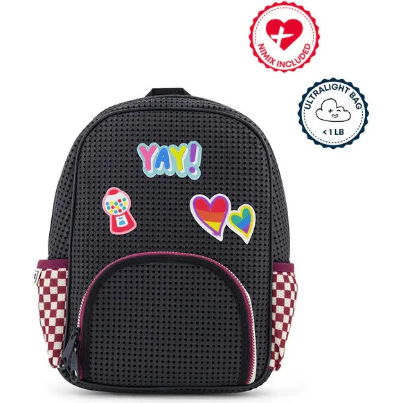 Light + Nine Starter Backpack, Checkered Brick & Nimix Yay Set of 3