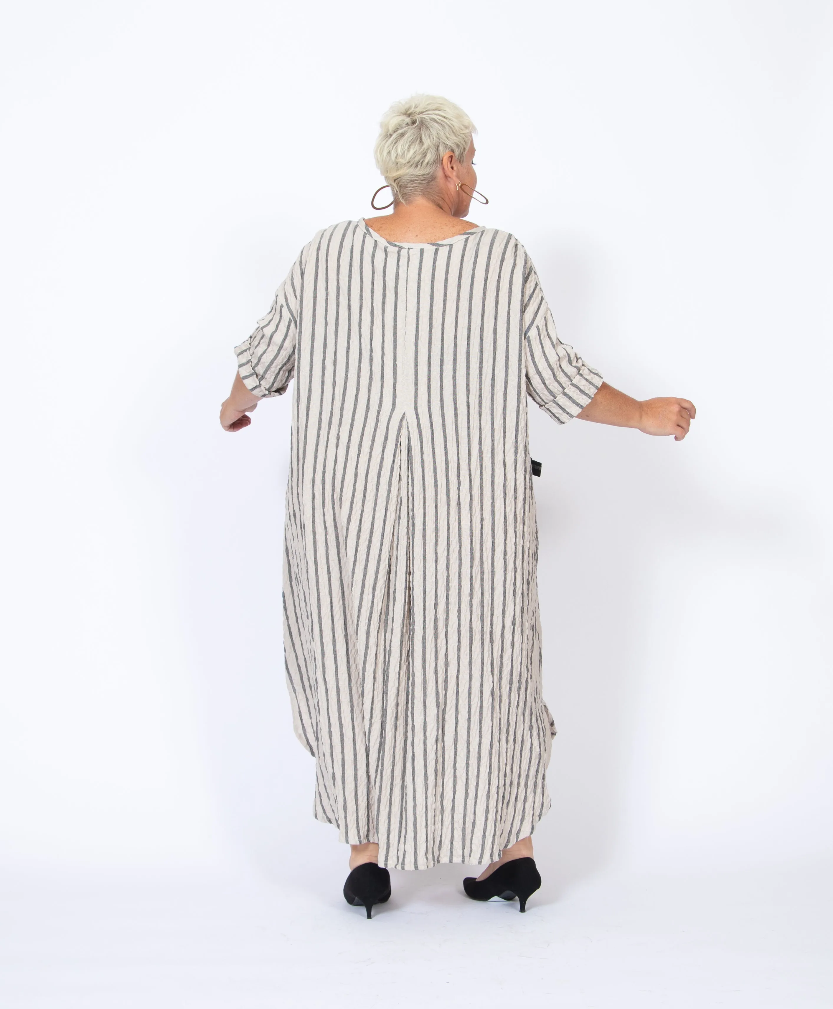 Linen Stripe Dress