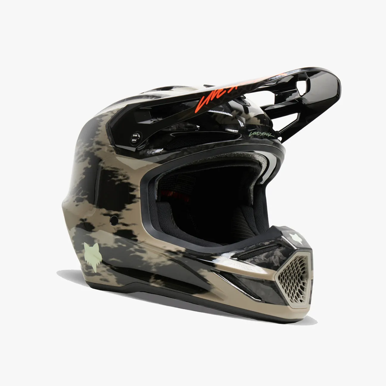 Livestock x Fox Racing V3 RS Carbon MX Helmet