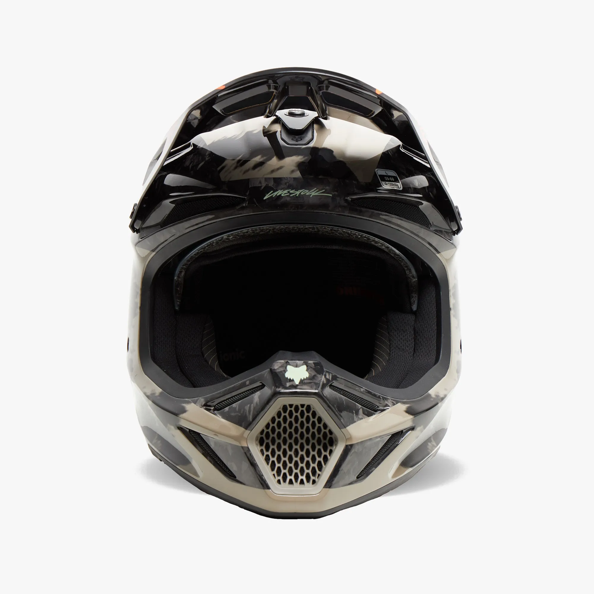 Livestock x Fox Racing V3 RS Carbon MX Helmet