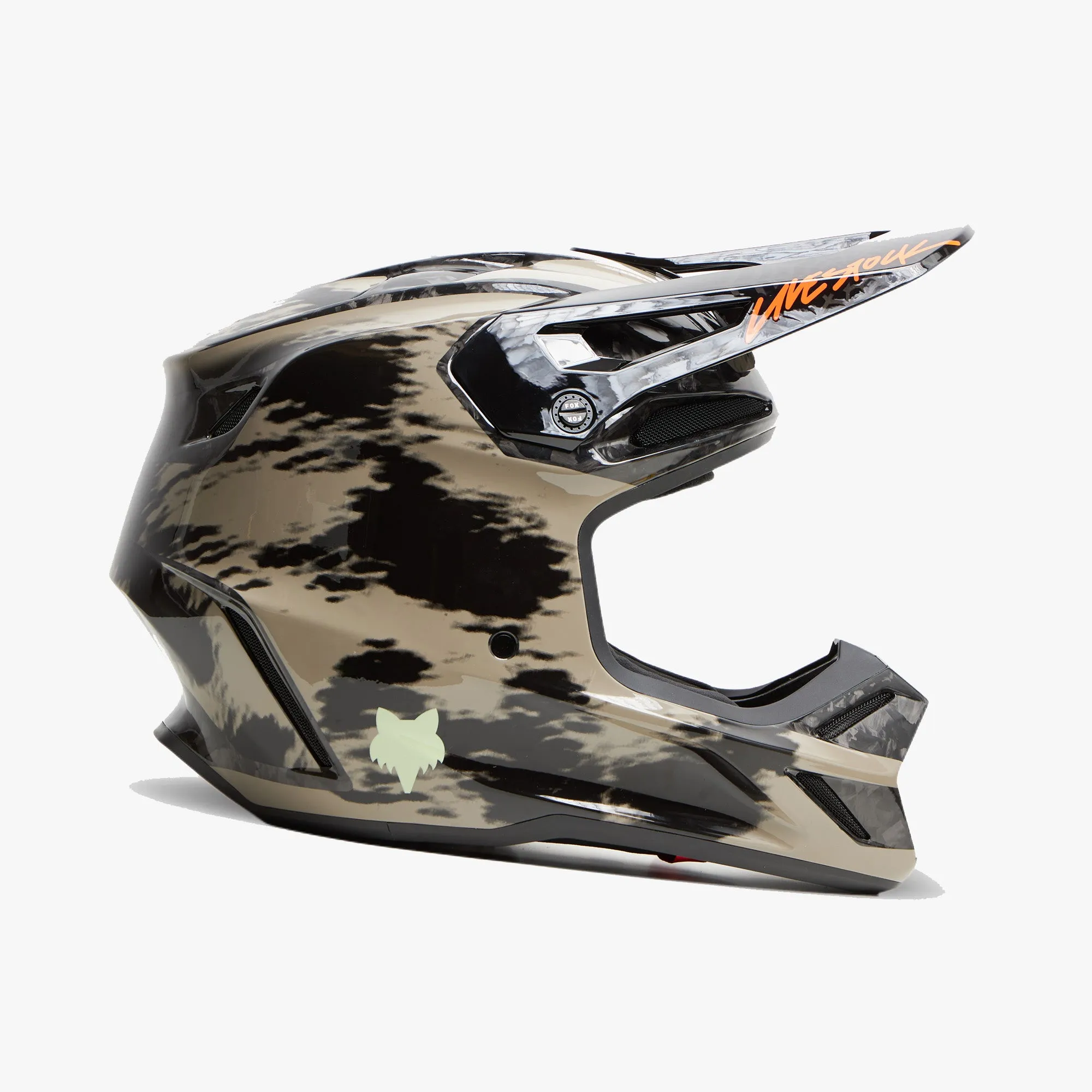 Livestock x Fox Racing V3 RS Carbon MX Helmet