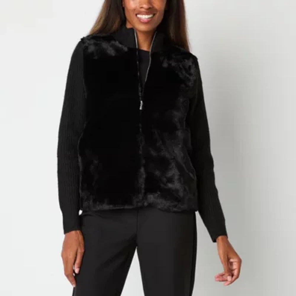 Liz Claiborne Midweight Womens Bomber Jacket