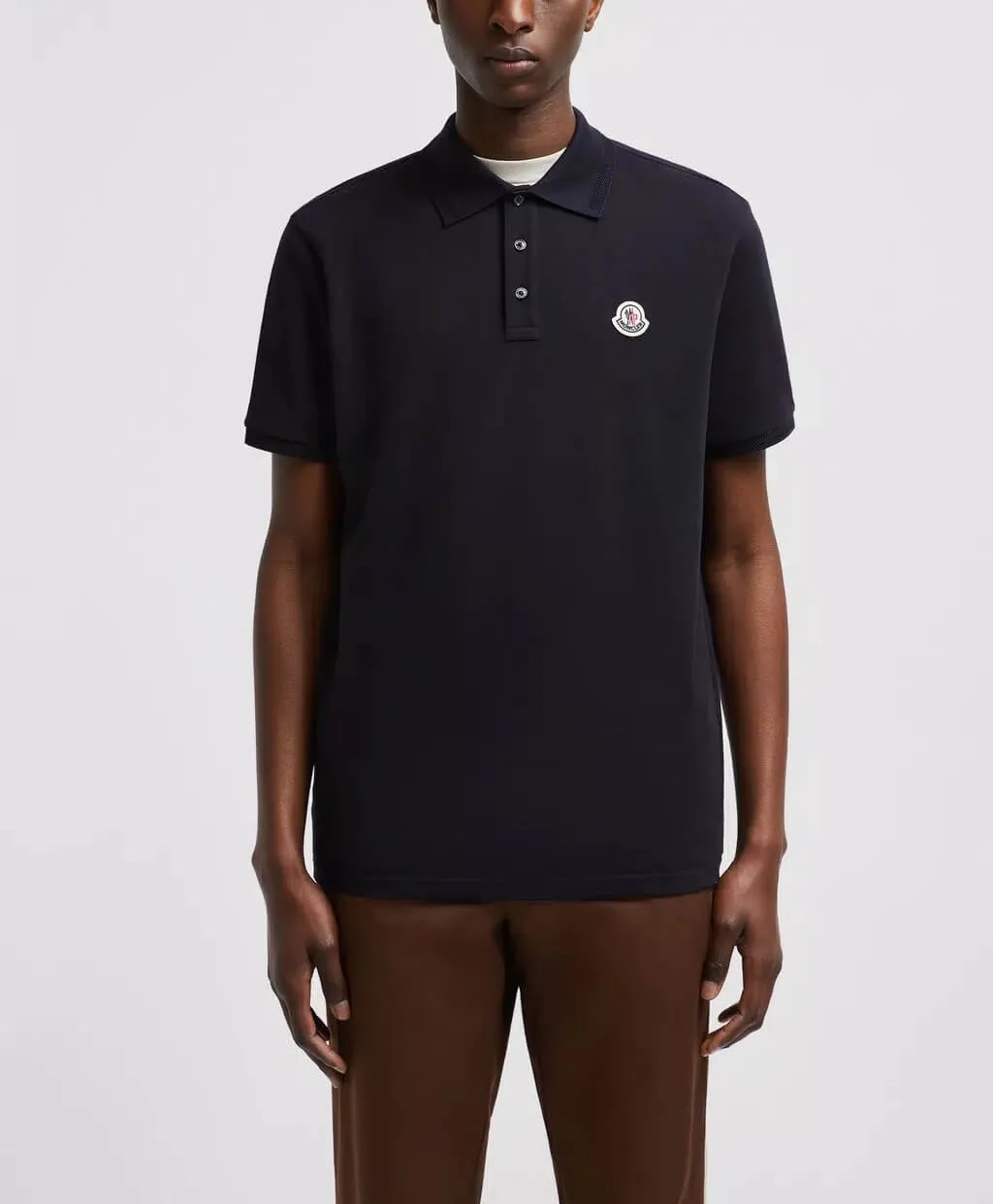 Logo Patch Polo Shirt