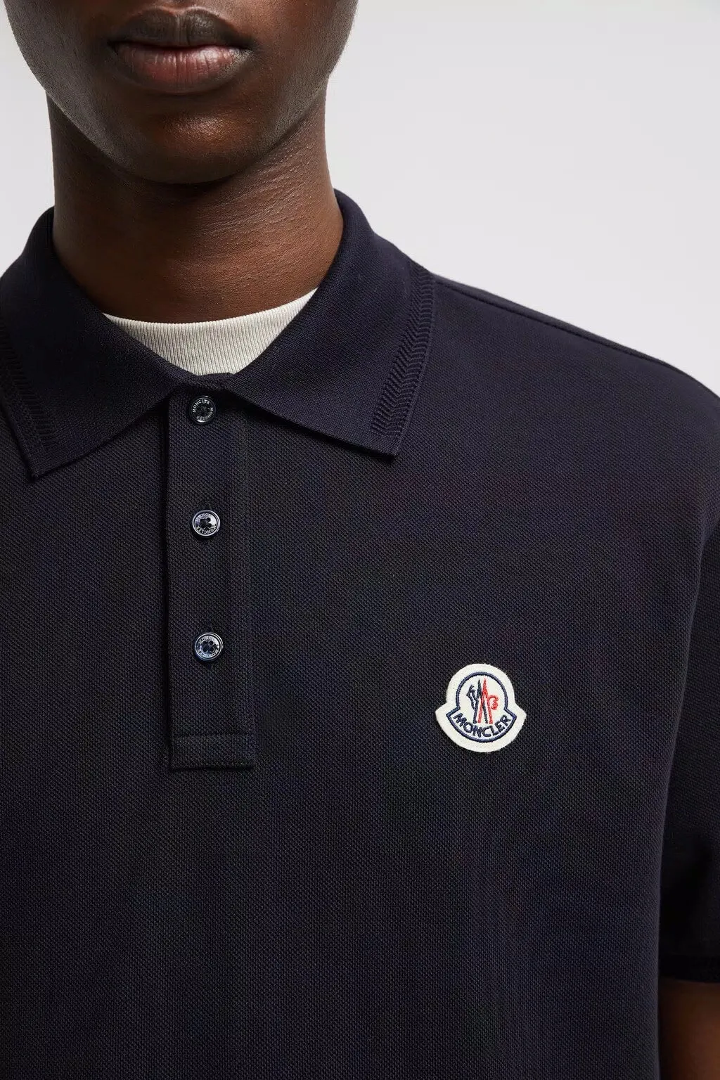 Logo Patch Polo Shirt