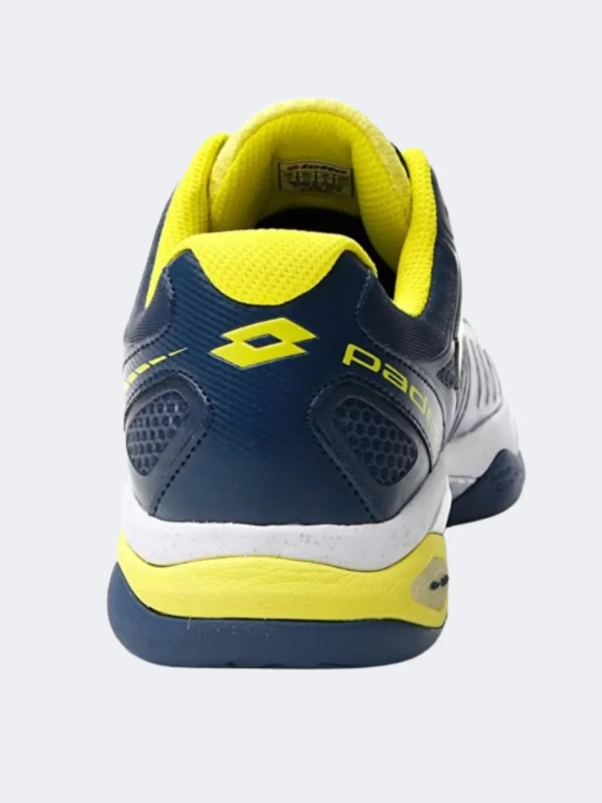 Lotto Superrapida 200 Iii Men Padel Shoes White/Yellow/Denim