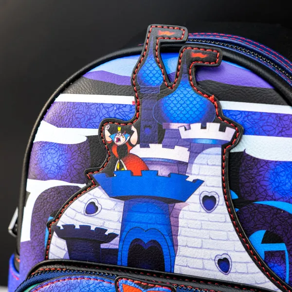 Loungefly x Disney Alice in Wonderland Queen of Hearts Castle Mini Backpack